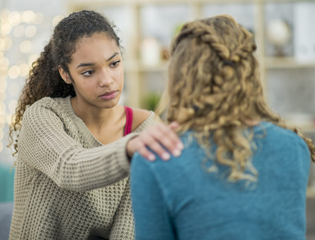 Comforting a bullying target can help ease the emotional stress that bullying causes and intervening when you see it happening helps prevent bullying.