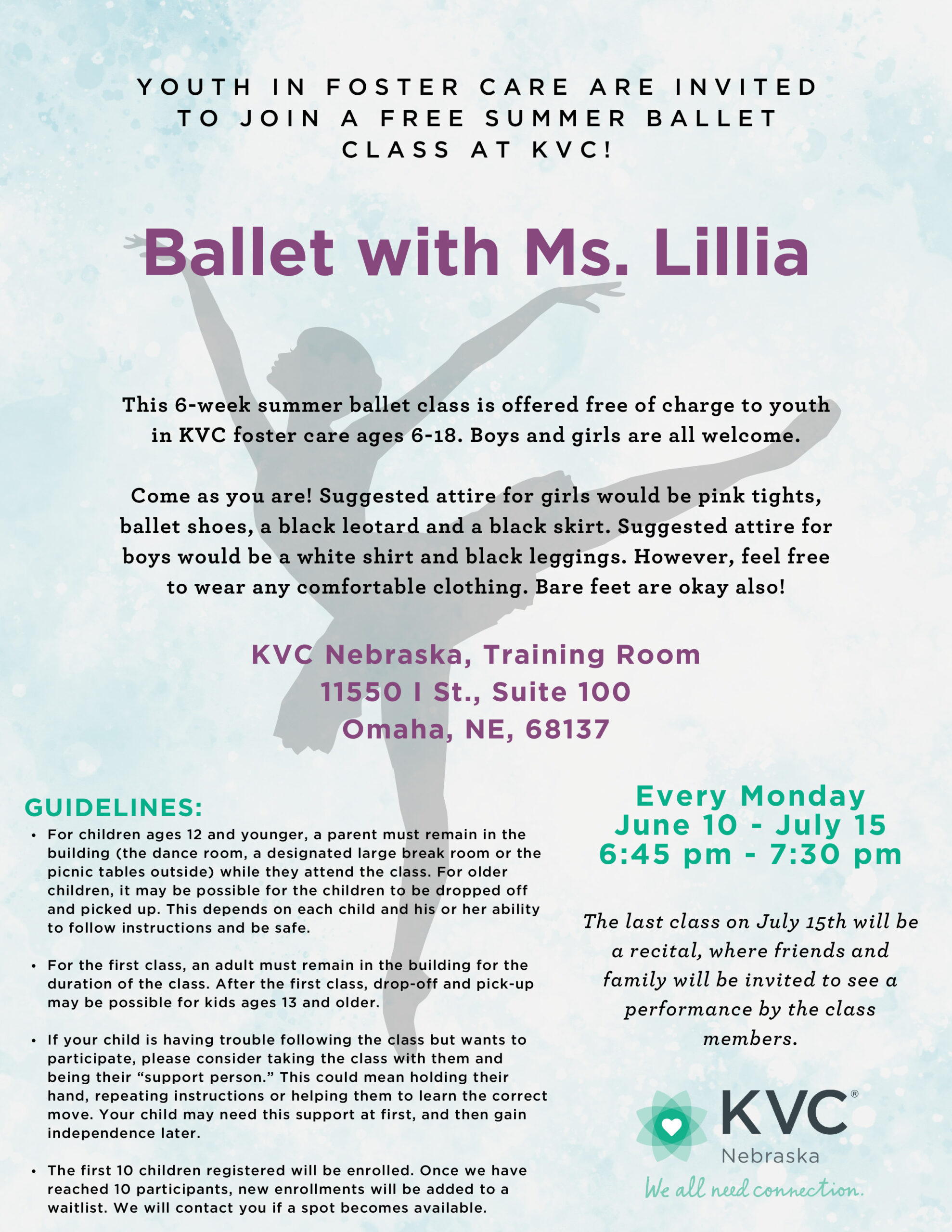 Ballet with Ms. Lillia - KVC Nebraska